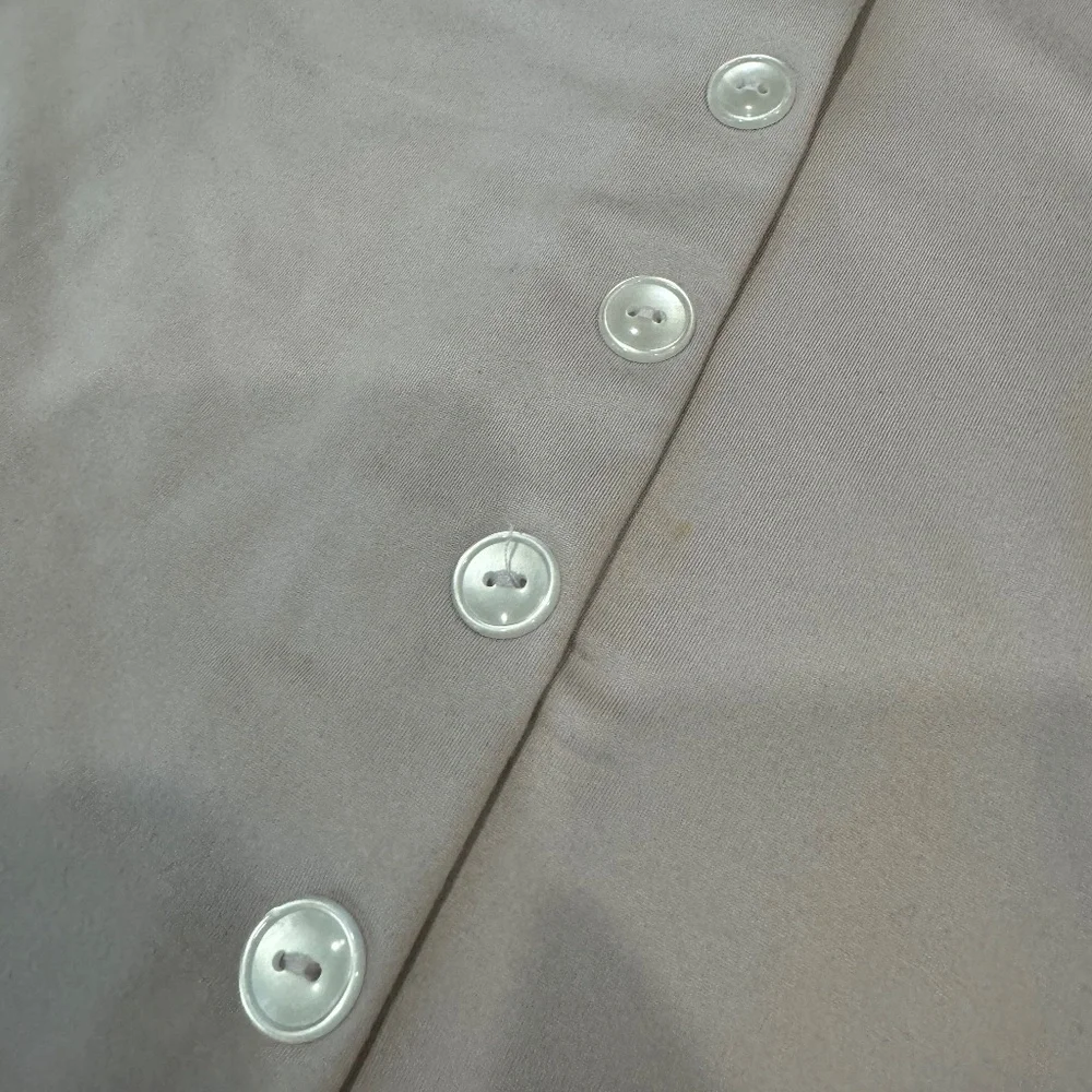 Lavender Lux LA Decorative Button Crop Top + Skirt Set (2/2) - Picture 3 of 3